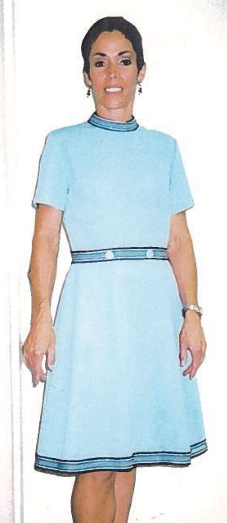 1950s Blue Dress