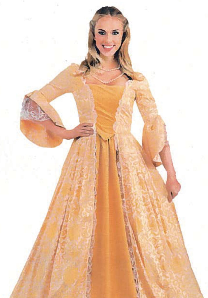 Gold Lace Dress